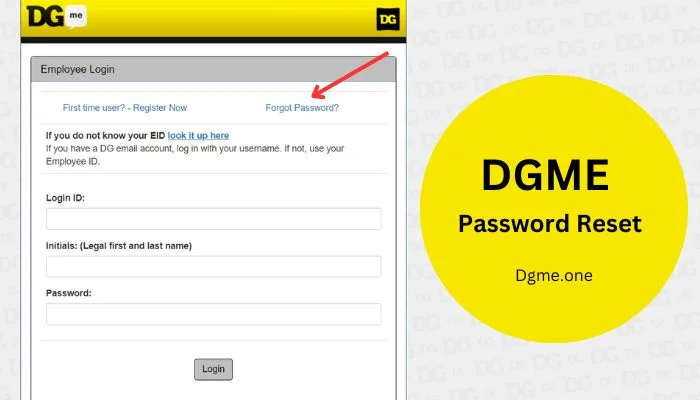DGME Login Password Reset Guide